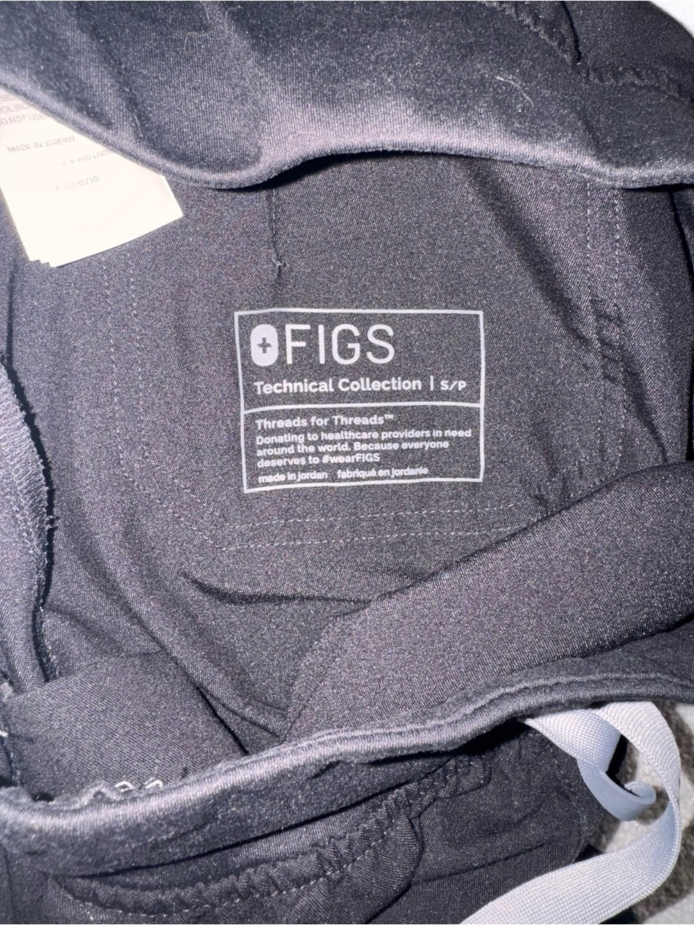 Figs Livingston High-Rise Straight-Leg Scrub Pant Size S/P - Picture 4 of 8